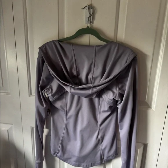 90 Degree By Reflex Light Purple Zip-Up Jacket stretchy - Picture 3 of 7